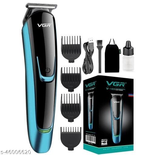 VGR V-183 Professional Rechargeable Cordless Electric Hair Clippers Trimmer