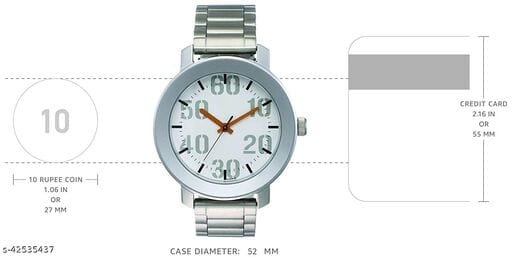 Men's White Printed Watch-3121sm01