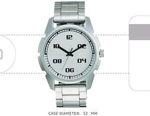 Men’s White Printed Watch-3121sm01