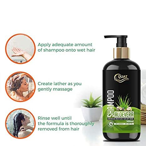QUAT ALOE VERA Shampoo anti-dandruff anti hair all hair type (300 ml)