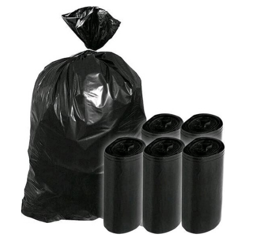 Black Garbage Bags 19 * 21 Inch | 30 Bags / 1 Packet | Disposable Dustbin Bags Medium Size For Home Kitchen | Pantry Dustbin Covers