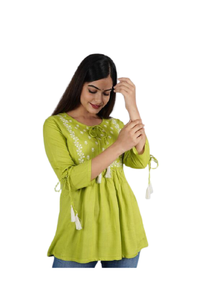 Women's Embroidery Partywear And Festival Top